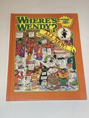 Where’s Wendy? Where Are They? Hundreds Of Things To find Halloween Witch Book